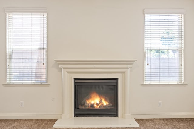5929 N La Paz Ave, Fresno, CA 93723 - detailed view of carpet and a glass covered fireplace