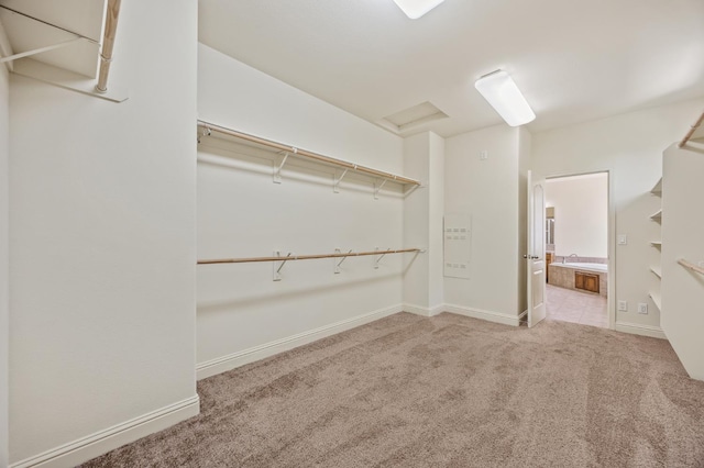 5929 N La Paz Ave, Fresno, CA 93723 - spacious closet with carpet and attic access