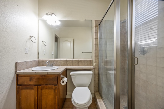 5929 N La Paz Ave, Fresno, CA 93723 - bathroom featuring vanity and a shower stall