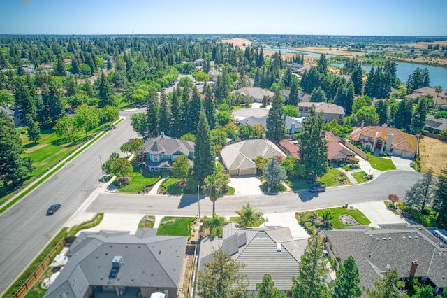218 W Hubert Ct, Fresno, CA 93711 - aerial overview of property's location featuring nearby suburban area and a large body of water
