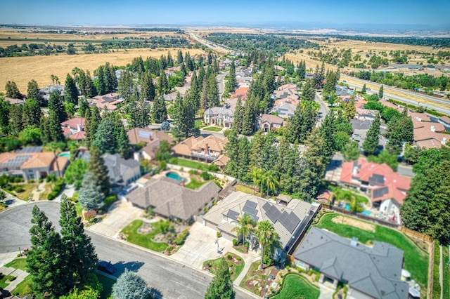 218 W Hubert Ct, Fresno, CA 93711 - aerial view of property and surrounding area featuring nearby suburban area