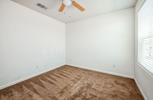 2354 S Garden, Fresno, CA 93725 - empty room featuring carpet flooring and ceiling fan