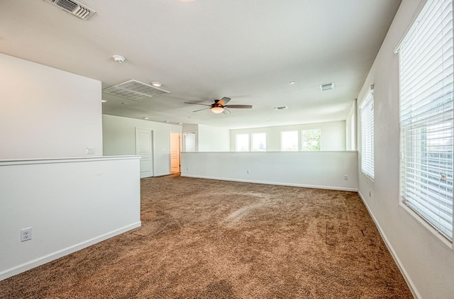 2354 S Garden, Fresno, CA 93725 - spare room featuring carpet floors, ceiling fan, and a smoke detector