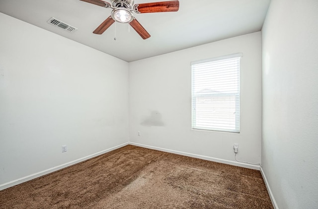 2354 S Garden, Fresno, CA 93725 - spare room with carpet and ceiling fan