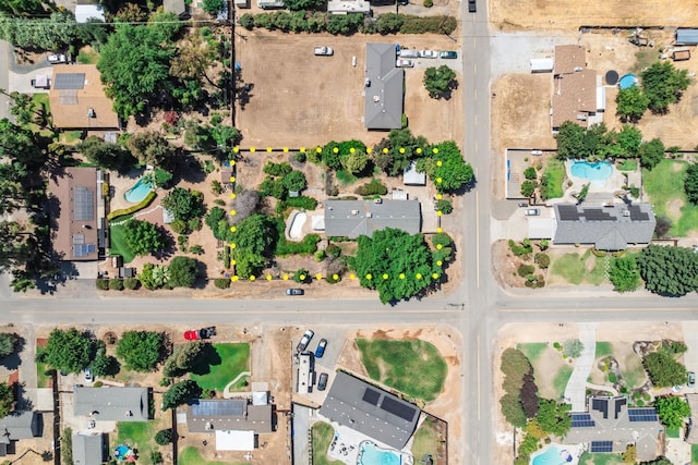 36358 Orange Grove Ave, Madera, CA 93636 - view of property location with property parcel outlined and nearby suburban area
