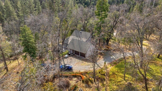36522 Mudge Ranch Rd, Coarsegold, CA 93614 - view from above of property featuring a heavily wooded area