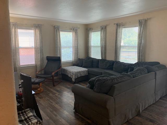 3614 E Washington Ave, Fresno, CA 93702 - living room featuring wood finished floors