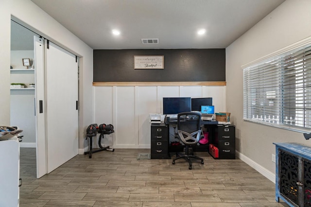 6236 E Garland Ave, Fresno, CA 93727 - home office featuring wood finished floors