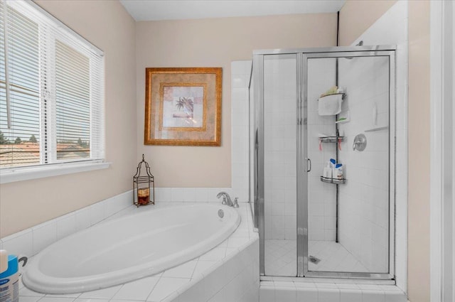 6164 W Keats, Fresno, CA 93723 - full bath with a garden tub and a stall shower