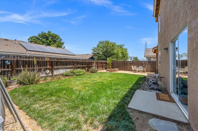 6164 W Keats, Fresno, CA 93723 - fenced backyard with a patio area