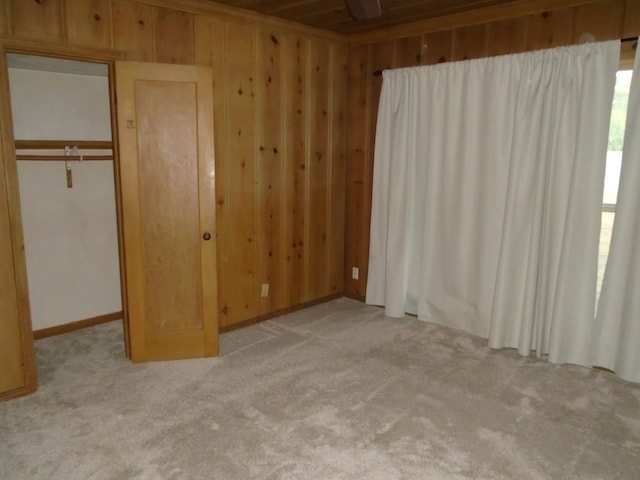 935 S Park Circle Dr, Fresno, CA 93727 - unfurnished bedroom with wooden walls and carpet floors