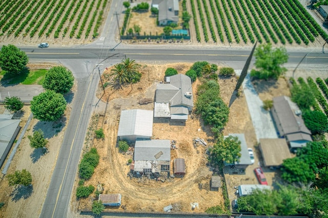 25 W Dinuba Ave, Fresno, CA 93706 - overview of rural landscape with rows of crops