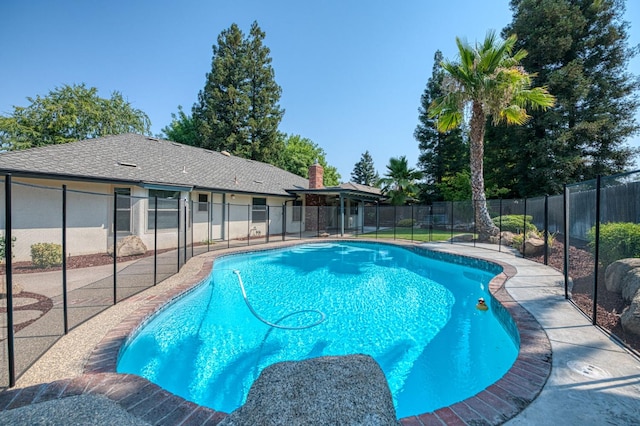 591 E Warwick Ave, Fresno, CA 93720 - view of swimming pool with a patio area
