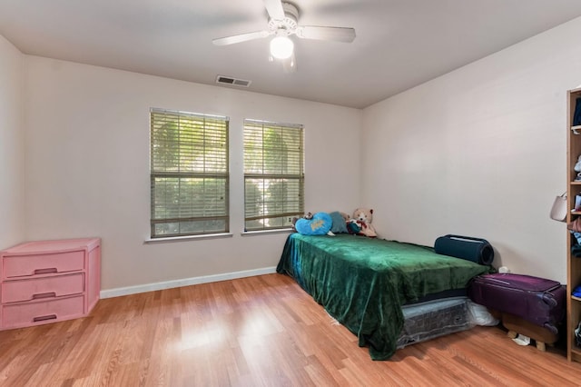539 Chablis Ave, Madera, CA 93637 - bedroom featuring wood finished floors and a ceiling fan