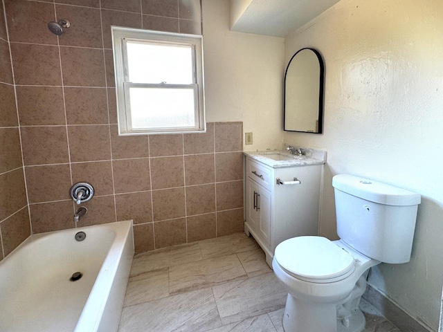 1741 N Blythe Ave, Fresno, CA 93722 - full bathroom with vanity and toilet