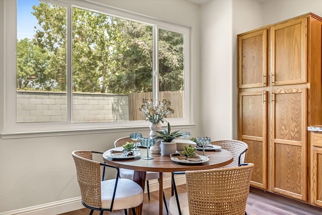2234 E Serena Ave, Fresno, CA 93720 - dining area featuring wood finished floors