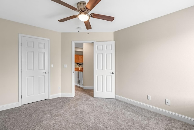 2234 E Serena Ave, Fresno, CA 93720 - unfurnished bedroom featuring carpet floors and a ceiling fan