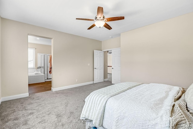 2234 E Serena Ave, Fresno, CA 93720 - bedroom featuring carpet floors and ceiling fan