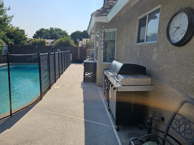 1509 Princeton Ave, Madera, CA 93637 - view of swimming pool featuring a grill and a patio