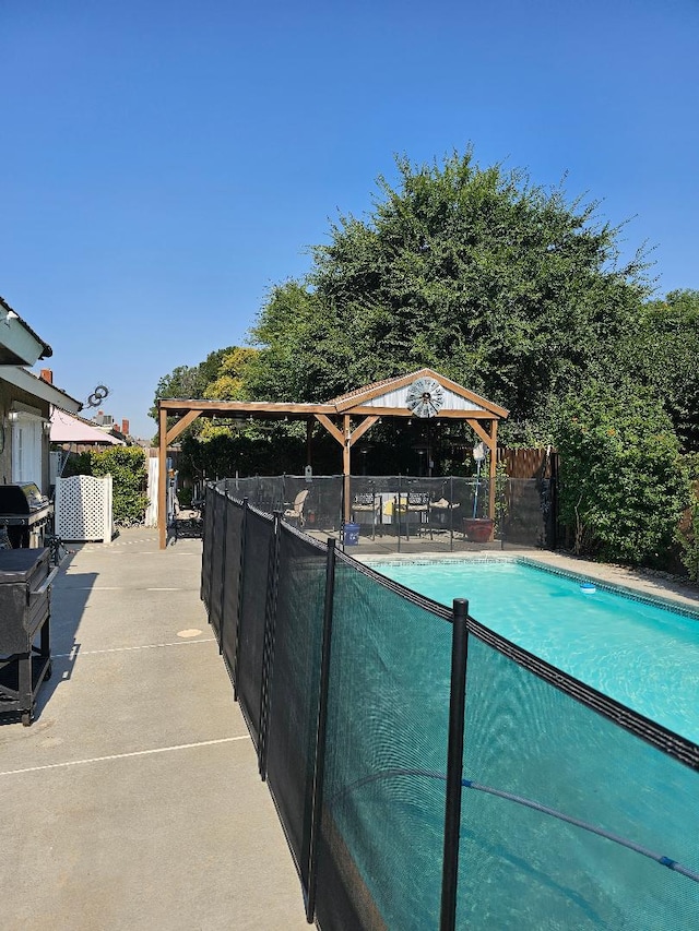 1509 Princeton Ave, Madera, CA 93637 - view of pool featuring a gazebo