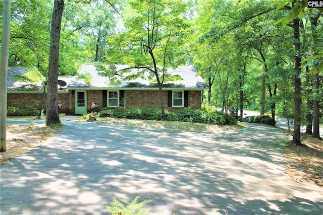 view of ranch-style home