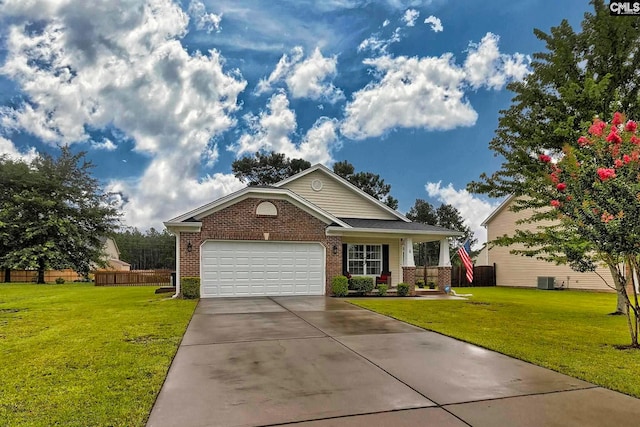 view of front of house with a front yard