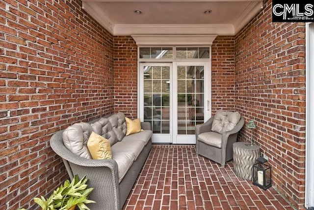 12 Club Ridge Ct, Elgin, SC 29045 - view of terrace featuring french doors