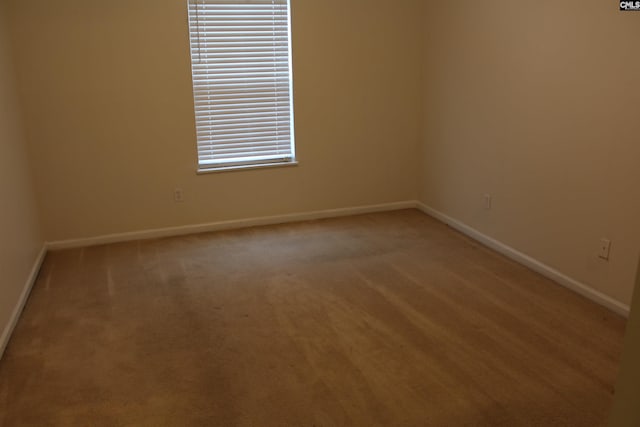 empty room with light carpet