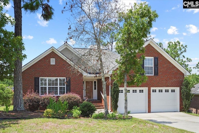 51 Swallowtail Ct, Columbia, SC 29229 - front of property with a front lawn and a garage
