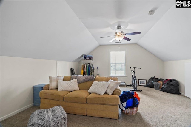 51 Swallowtail Ct, Columbia, SC 29229 - interior space featuring vaulted ceiling and ceiling fan