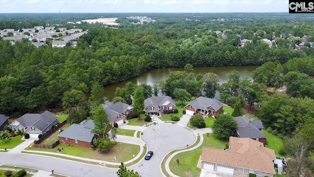 51 Swallowtail Ct, Columbia, SC 29229 - bird's eye view featuring a water view