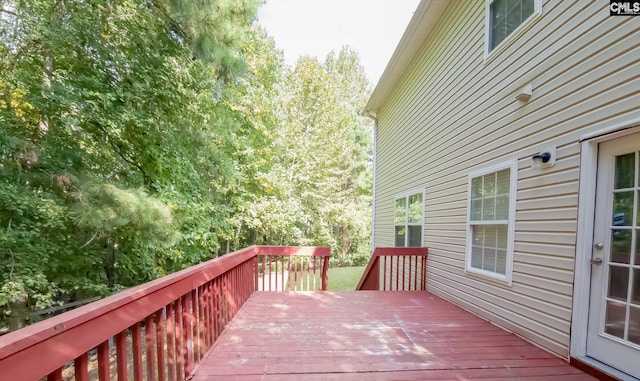 view of deck