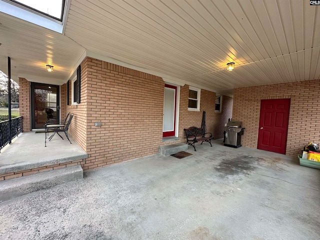 view of patio / terrace with grilling area