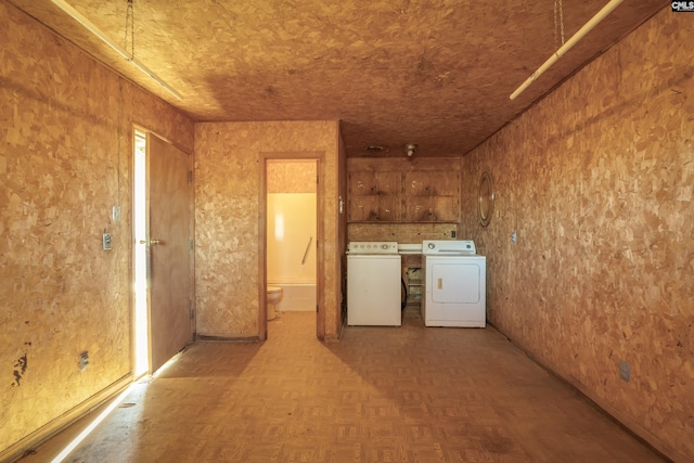 interior space with parquet floors