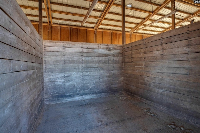 view of horse barn