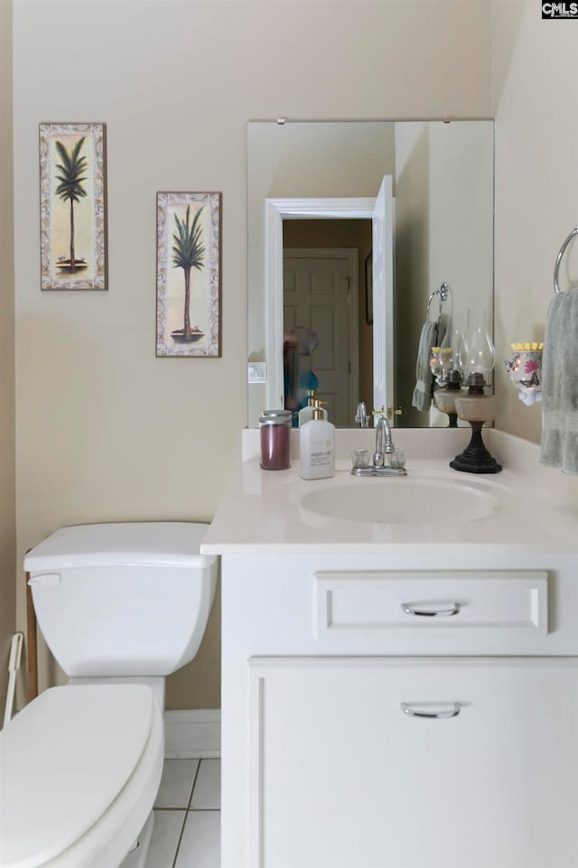230 Wildlife Rd, Lexington, SC 29072 - bathroom with tile flooring, toilet, and vanity