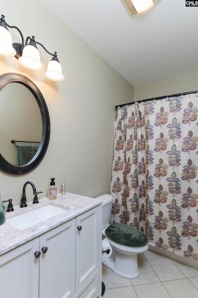 230 Wildlife Rd, Lexington, SC 29072 - bathroom featuring tile flooring, toilet, and vanity