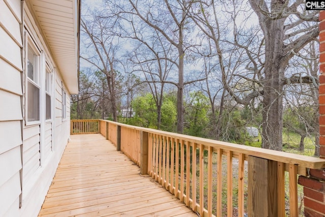 view of deck