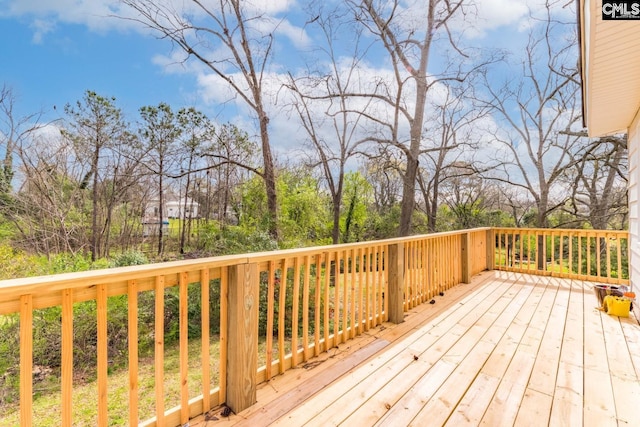 view of deck