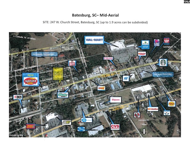 247 W Church St, Batesburg SC, 29006 land for sale