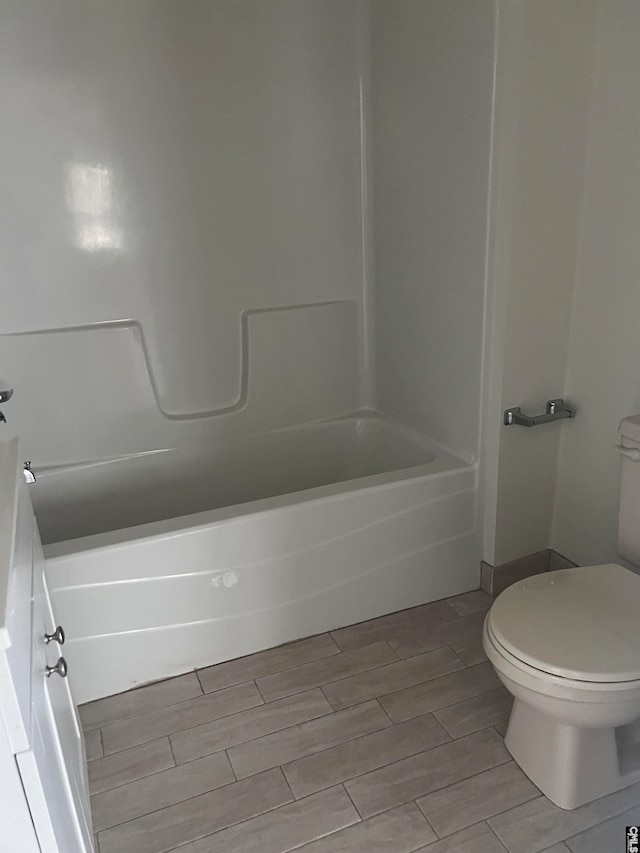 bathroom featuring toilet