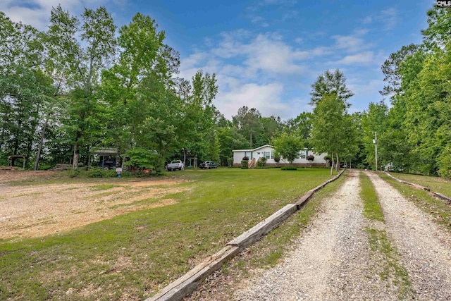 view of street featuring driveway