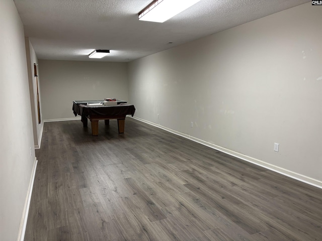 125 Milmont Shores Rd, Chapin, SC 29036 - rec room featuring pool table, dark wood-style flooring, and baseboards