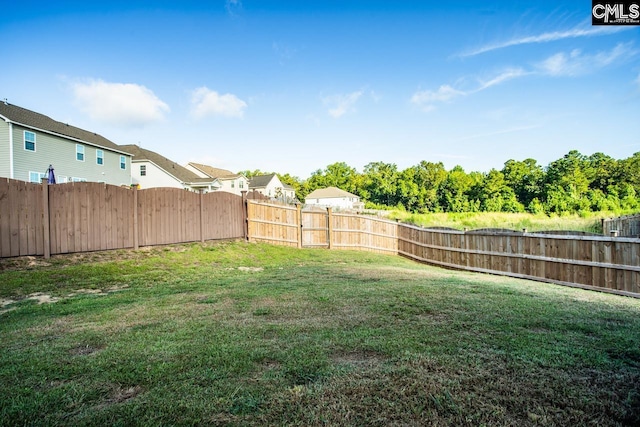 view of yard