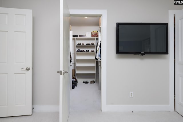 view of closet