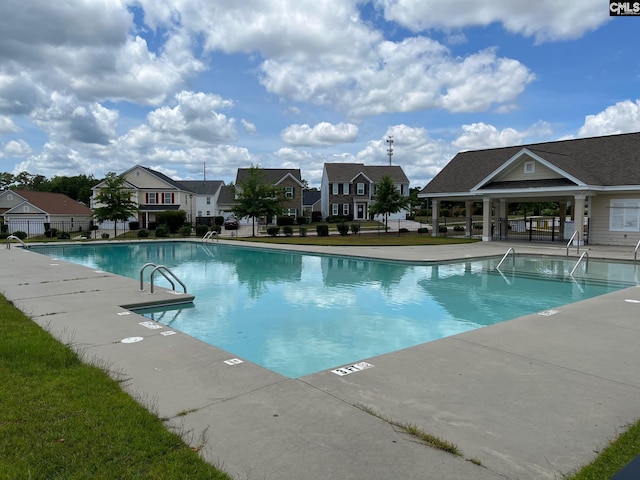 view of pool