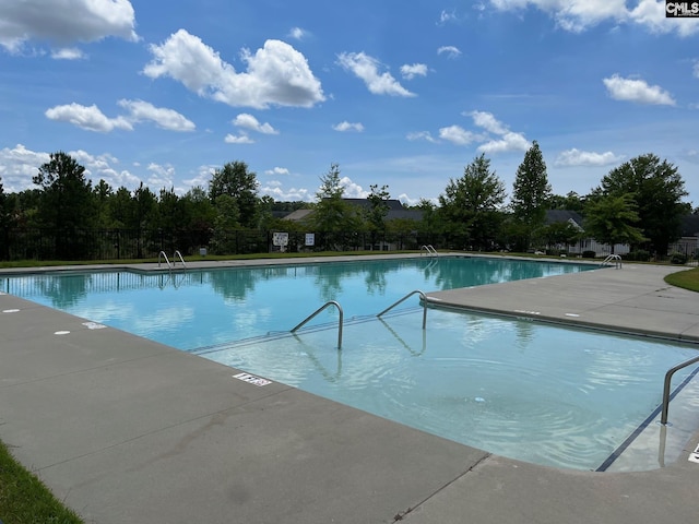 view of pool