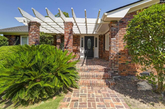 view of rear view of property