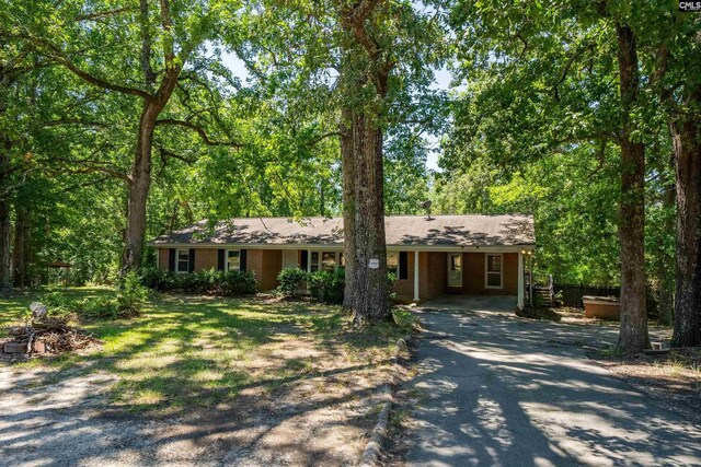 view of ranch-style house