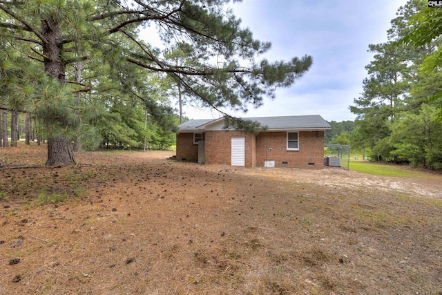 view of property exterior featuring cooling unit